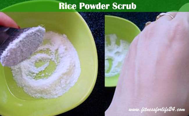 Rice Powder Scrub