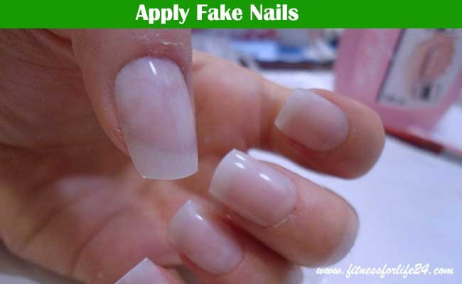 Apply Fake Nails