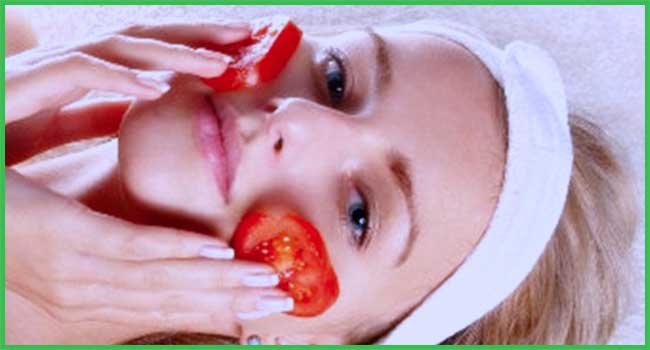 tomatoes halves for skin care