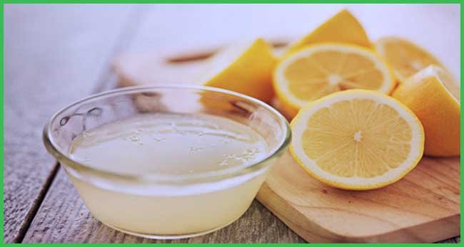 lemon juice for acne