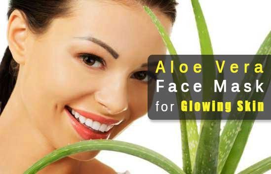 aloe vera face mask for glowing skin